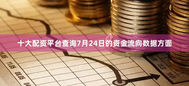 十大配资平台查询7月24日的资金流向数据方面